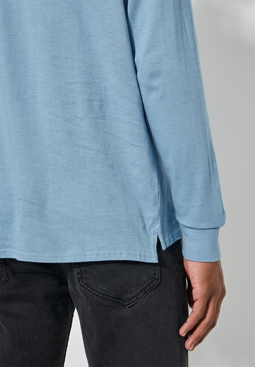Superbalist - High neck pocket tee - blue