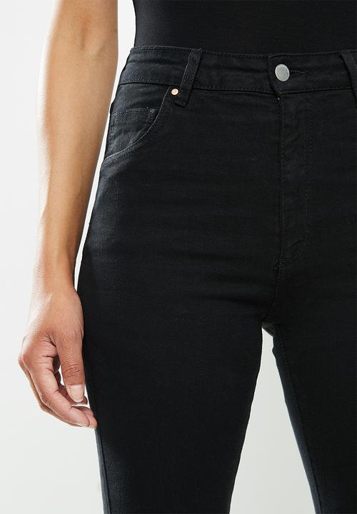 Cotton On - High rise skinny jeans - black