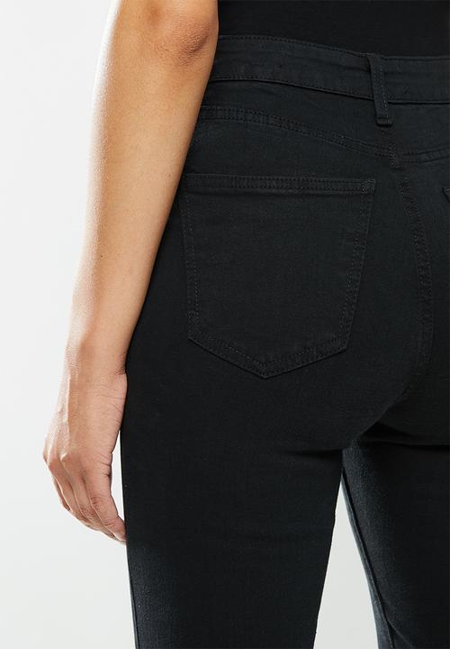 Cotton On - High rise skinny jeans - black