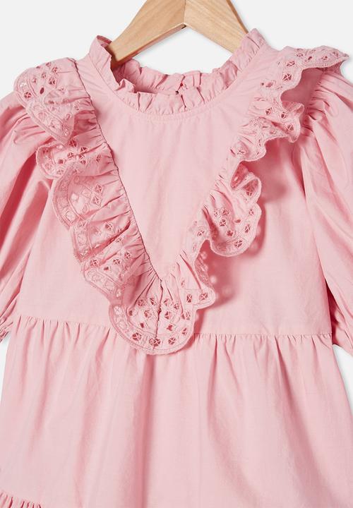 Cotton On - Magnolia short sleeve dress - marshmallow