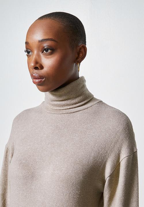 Superbalist - Dolman sleeve soft touch dress - brown