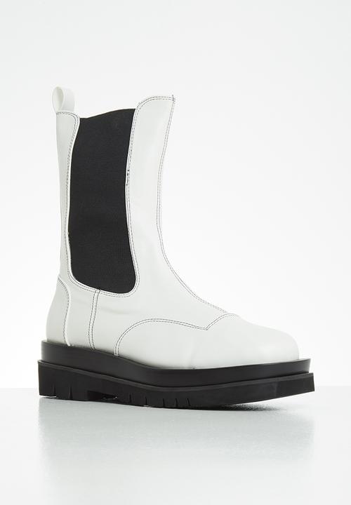 Z_Code_Z - Nora chunky chelsea boot - white