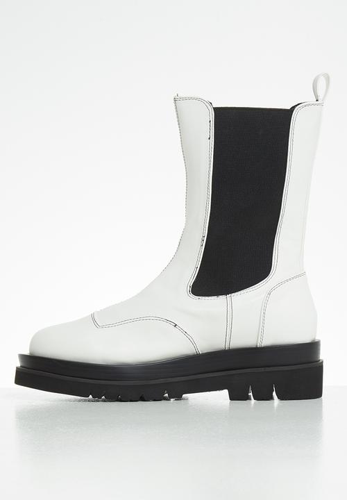 Z_Code_Z - Nora chunky chelsea boot - white