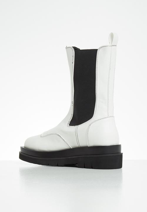 Z_Code_Z - Nora chunky chelsea boot - white