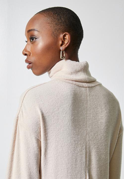 Superbalist - Dolman sleeve soft touch dress - beige 