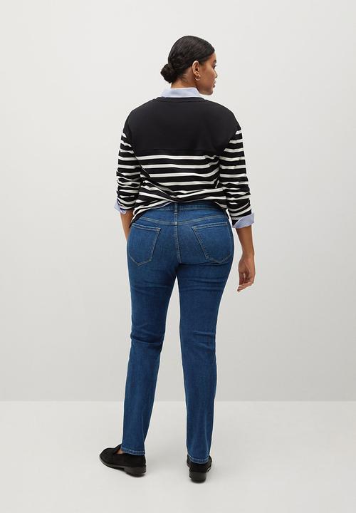 Violeta by Mango - Plus jeans susan - open blue