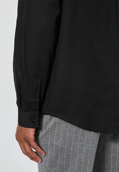 Superbalist - Barber regular fit oxford shirt - black