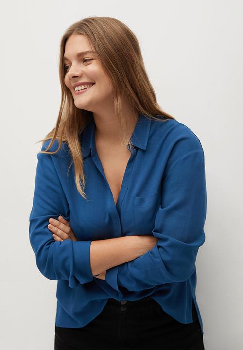 Violeta by Mango - Blouse ruth8 - dark blue