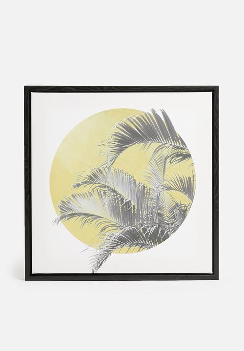 Hertex Haus - Wild coast framed artwork set of 2 - 40x40x4