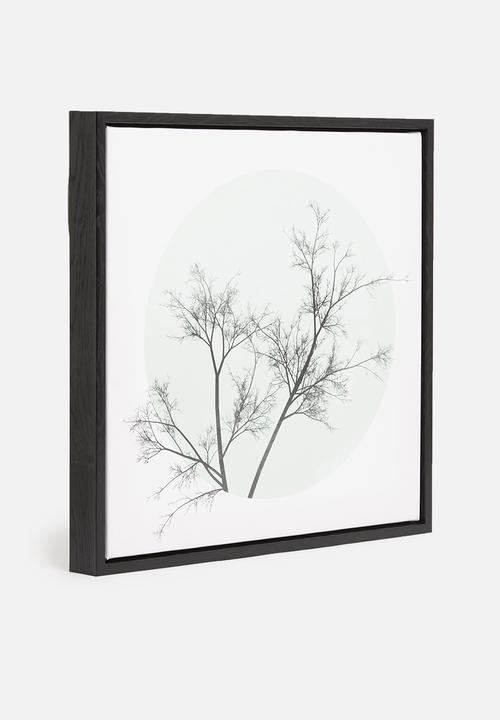 Hertex Haus - Wild coast framed artwork set of 2 - 40x40x4