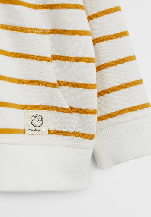 MANGO - Stripes sweatshirt - yellow