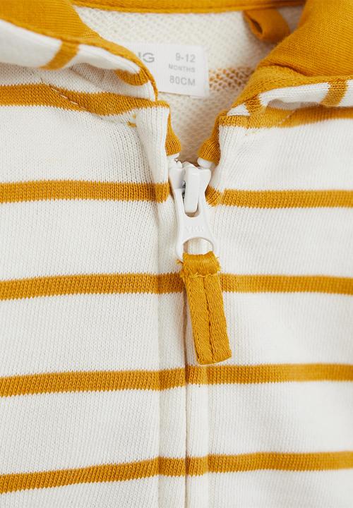 MANGO - Stripes sweatshirt - yellow