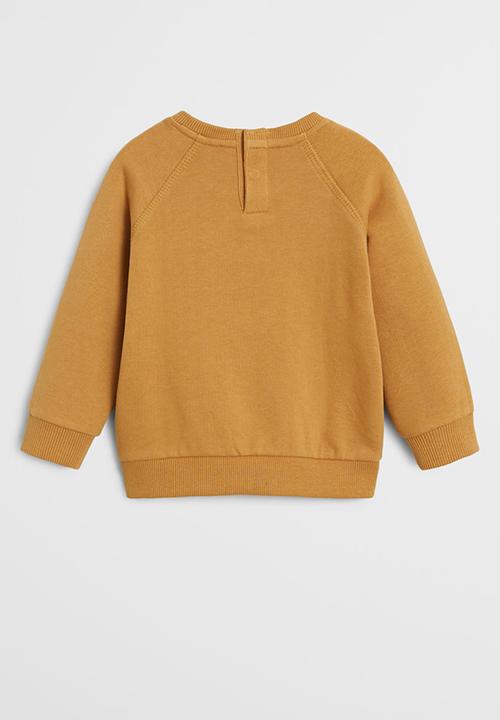 MANGO - Roar sweatshirt - medium brown