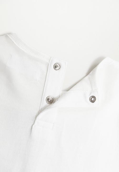 MANGO - Bear long sleeve tee - natural