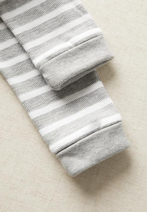 MANGO - Stripe pyjamas - grey