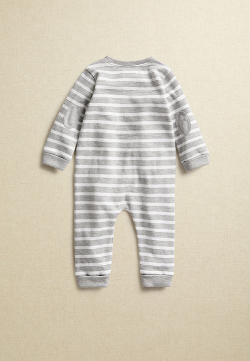 MANGO - Stripe pyjamas - grey