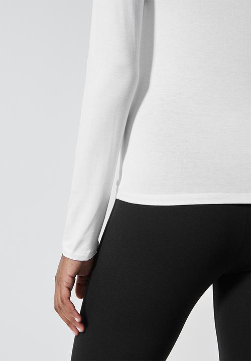 Superbalist - 2 Pack viscose crew neck tops - navy & white