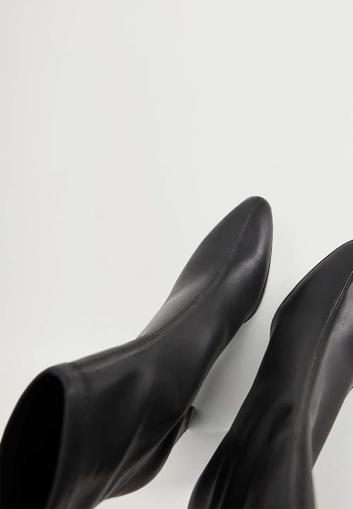 MANGO - Punto ankle boot - black