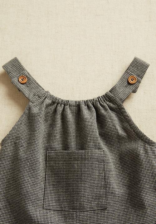 MANGO - London dungarees - charcoal