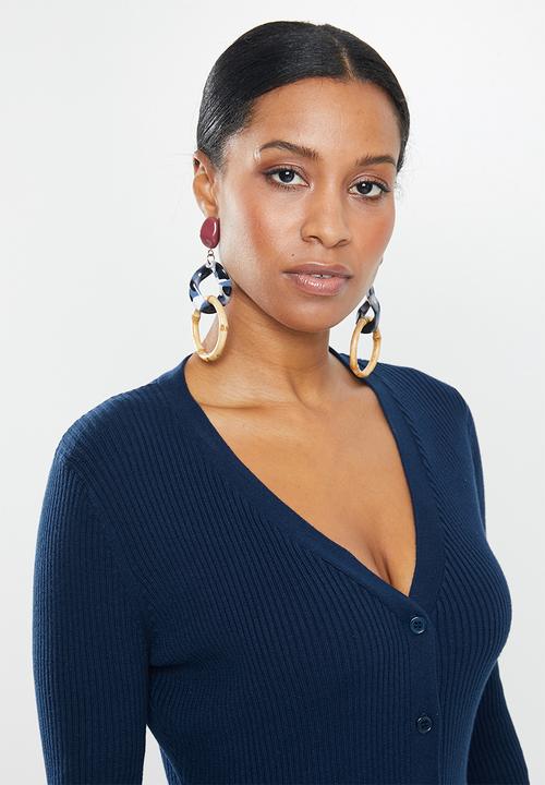 Glamorous - Petite detail dress - navy