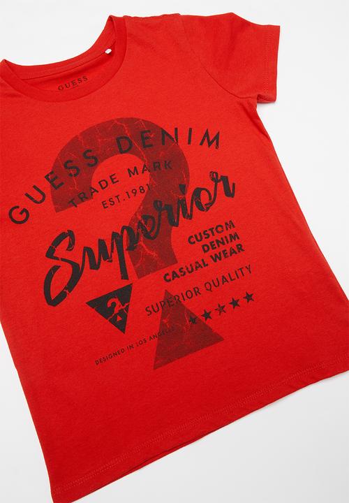 GUESS - Superior tee - red hot