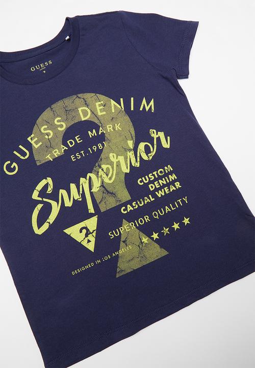 GUESS - Boys superior tee - blue