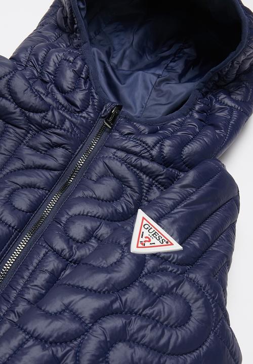 GUESS - Theremore nylon jacket - blue