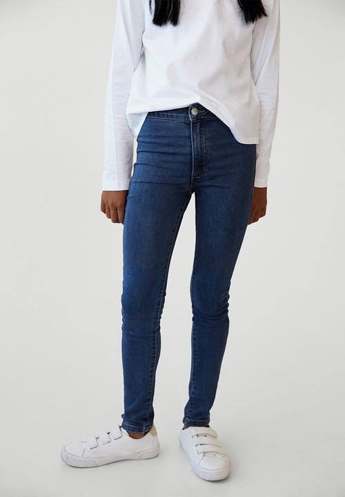 MANGO - Basic super skinny jeans - blue