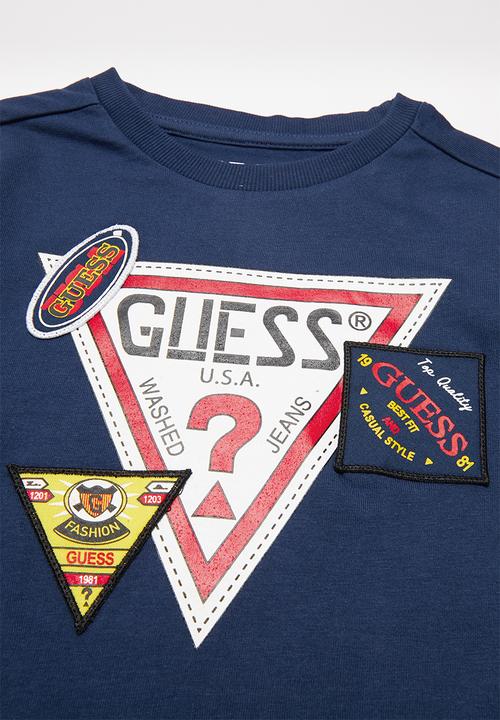 GUESS - Boys long sleeve tee - blue
