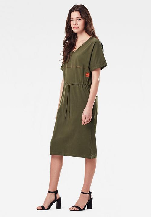 G-STAR - Adjustable waist dress - combat