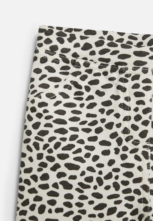 MANGO - Terry patterned leggings - multi
