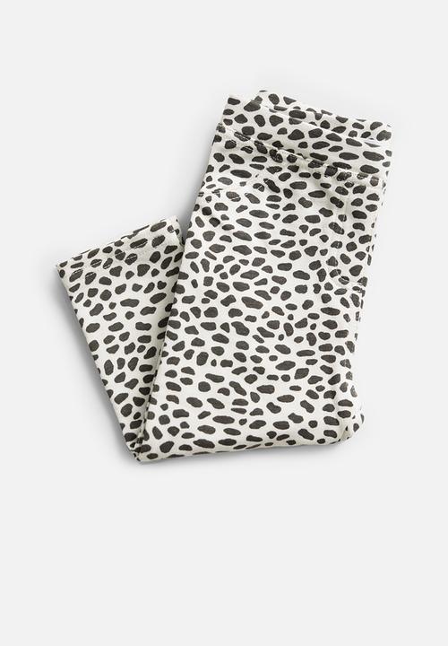 MANGO - Terry patterned leggings - multi