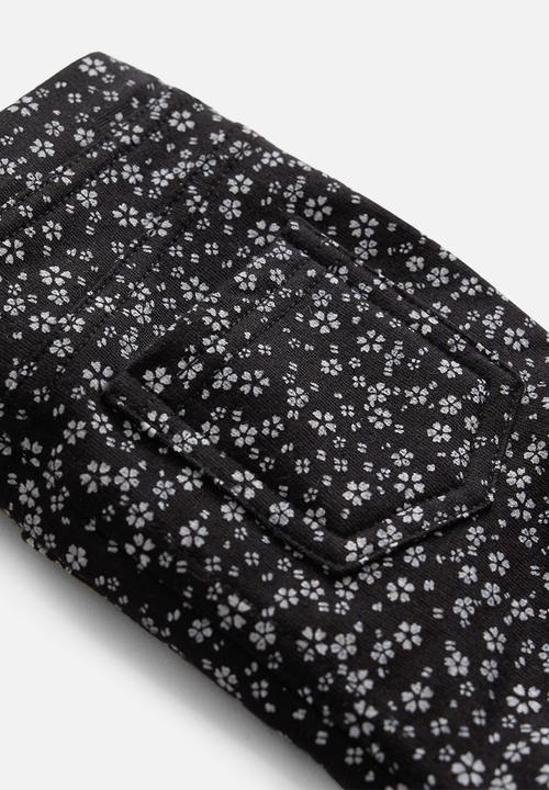 MANGO - Terry patterned leggings - multi