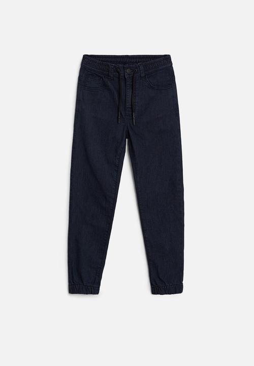 MANGO - Comfyg jeans - blue/black
