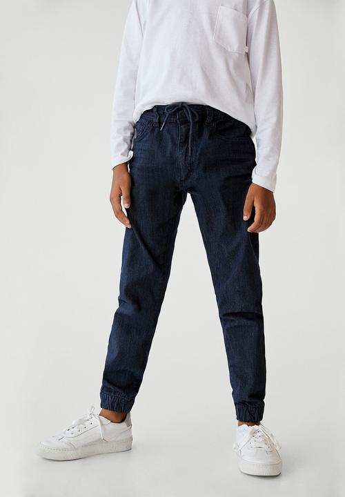 MANGO - Comfyg jeans - blue/black