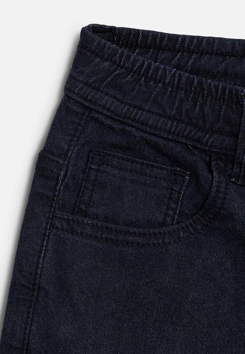 MANGO - Comfyg jeans - blue/black