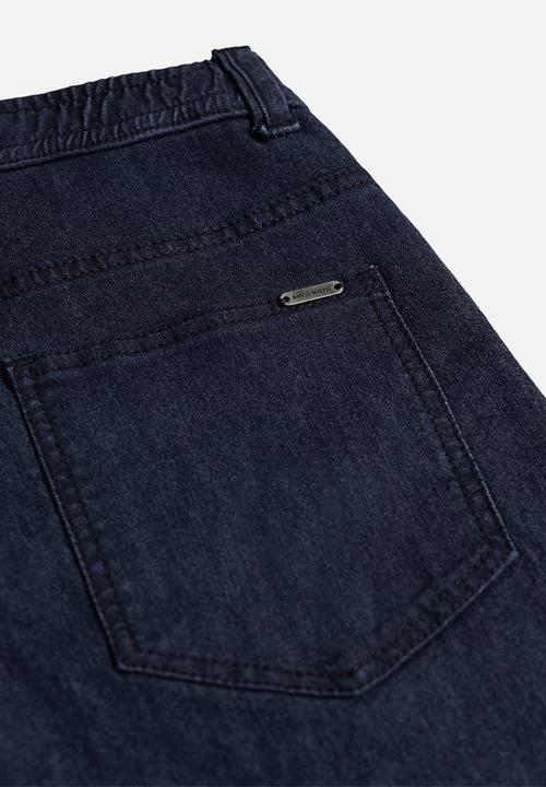 MANGO - Comfyg jeans - blue/black