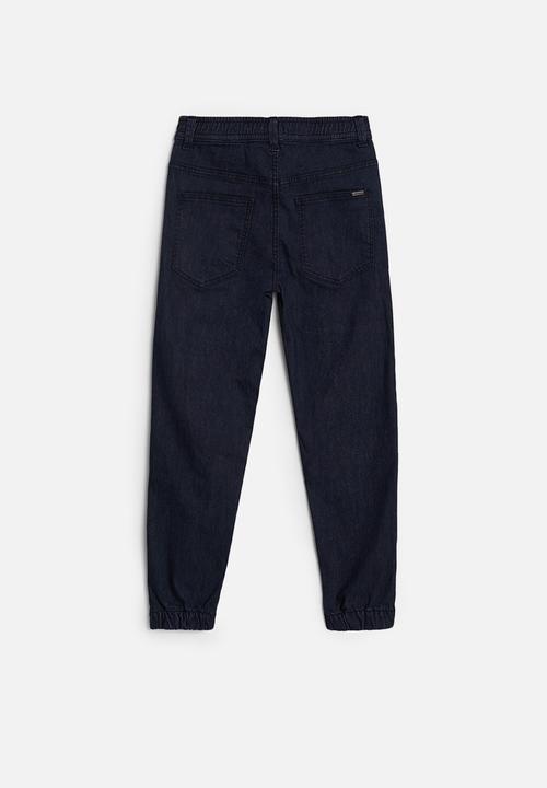 MANGO - Comfyg jeans - blue/black