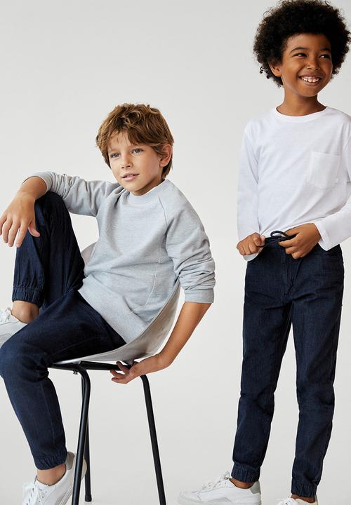 MANGO - Comfyg jeans - blue/black