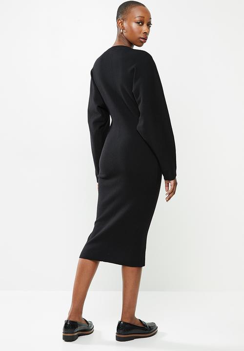 MANGO - Dress skins - black