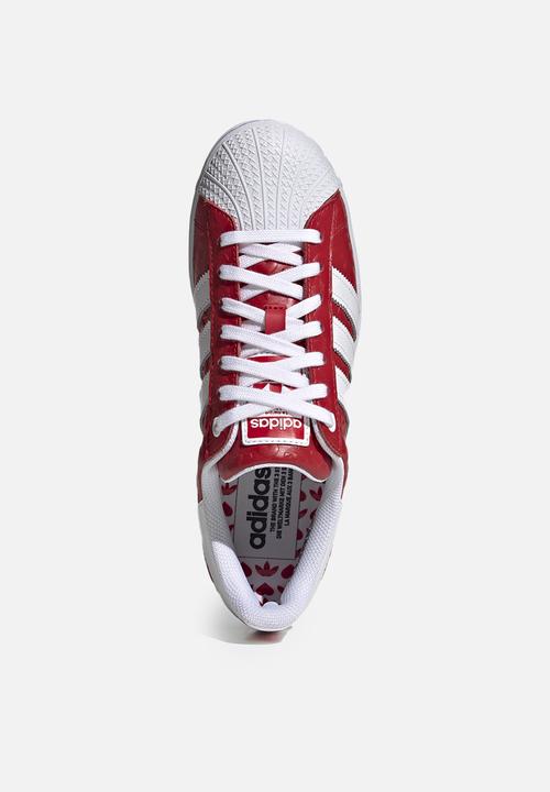adidas Originals - Superstar bold w - scarlet/core black/ftwr white