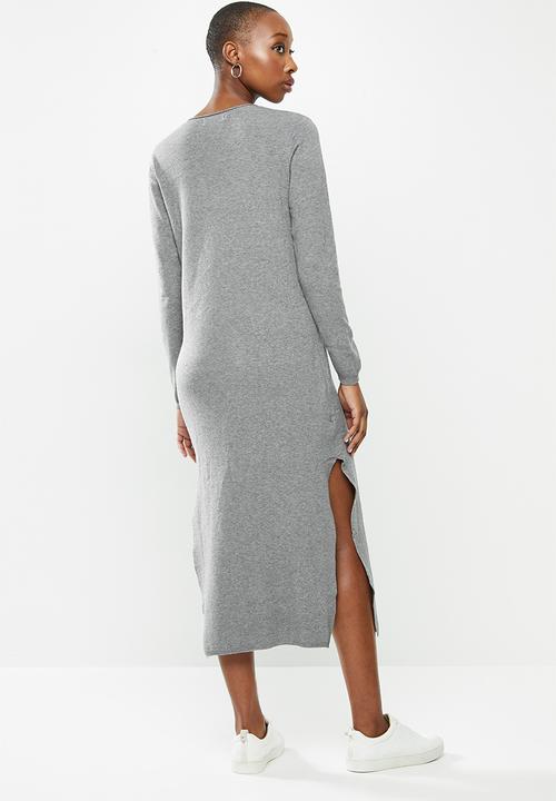 MANGO - Dress rolly - grey