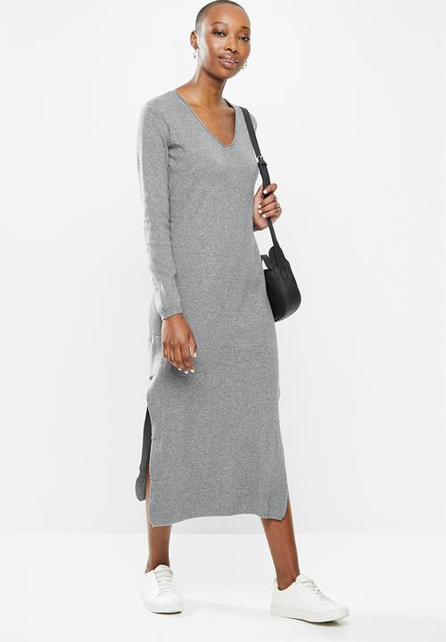 MANGO - Dress rolly - grey