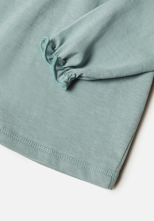 MANGO - Brillo long sleeve tee - green
