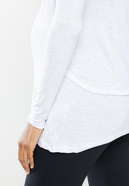 Cotton On - Maternity 2 in 1 long sleeve top_2 pack - black & grey 