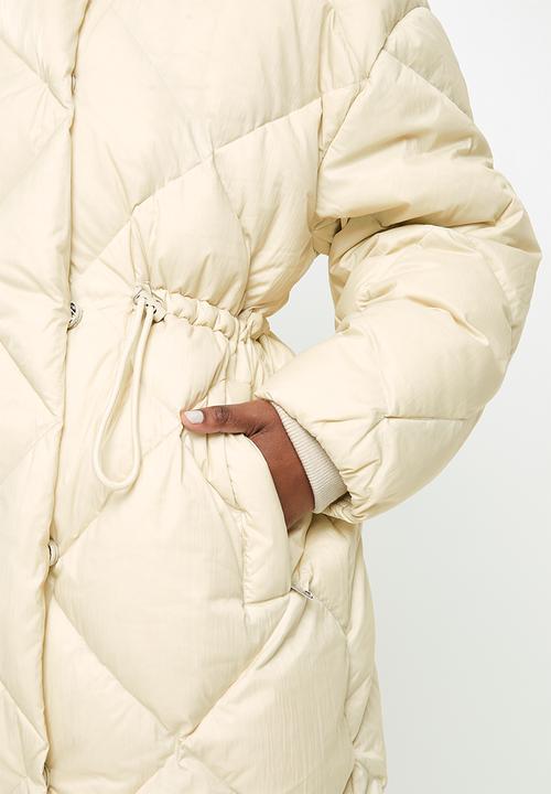 MANGO - Anorak milka - beige