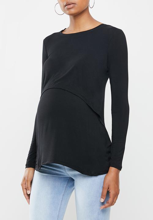 Cotton On - Maternity 2 in 1 long sleeve top_3 pack - multi