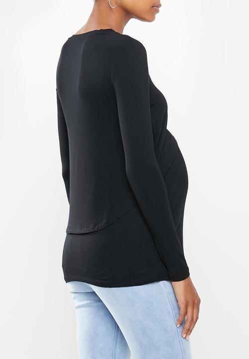 Cotton On - Maternity 2 in 1 long sleeve top_3 pack - multi