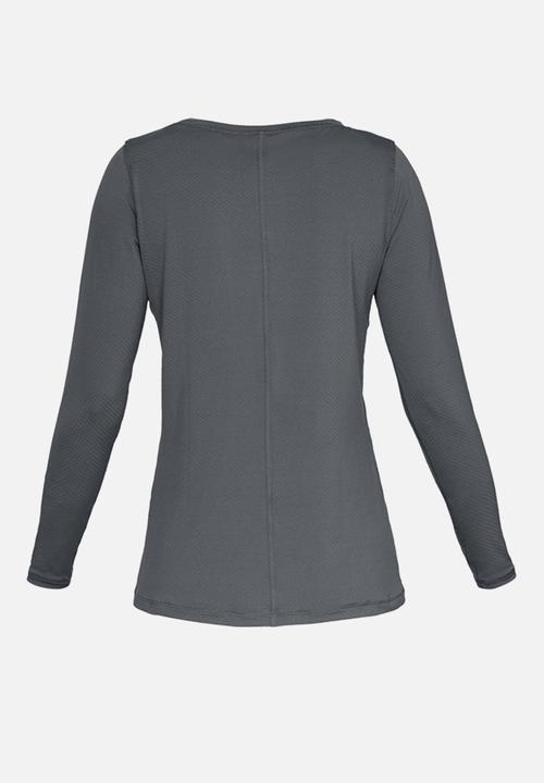 Under Armour - Hg armour long sleeve - black medium heather