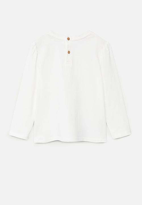 MANGO - Ballet long sleeve tee - natural